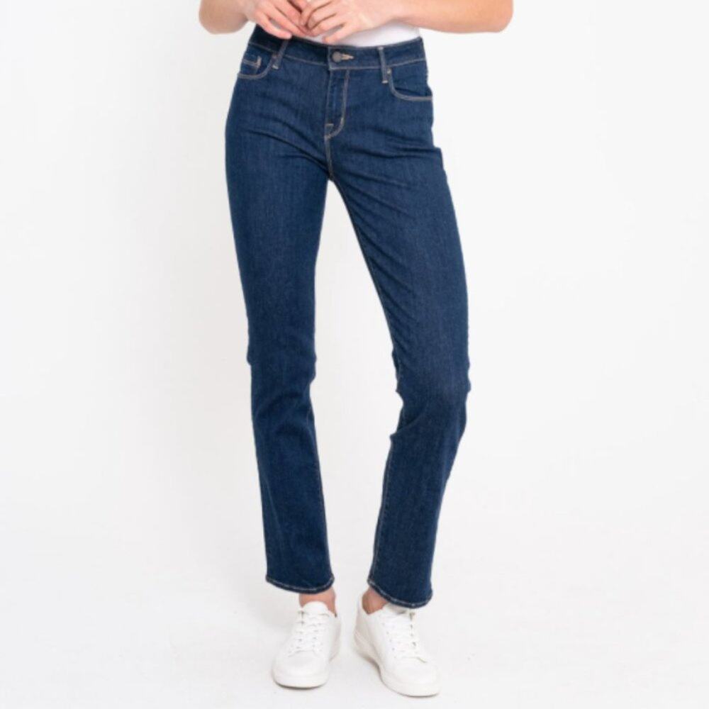 Parker Smith Blue Runaround Sue Slim Straight Jean